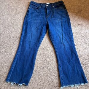 The Loft Kick Crop 31/12 Women's Blue Jeans